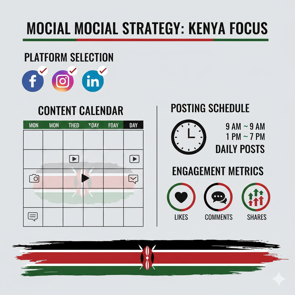 Social Media Strategy Infographic
